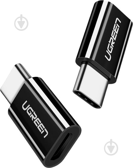 Адаптер UGREEN US157 USB Type-C to microUSB OTG Adapter черный (30391) - фото 1 Адаптер UGREEN US157 USB Type-C to microUSB OTG Adapter черный (30391) - фото 1