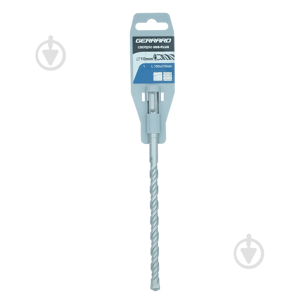 Бур Gerrard 3182205 SDS-plus 10x210 мм 1 шт. 143307 - фото 1