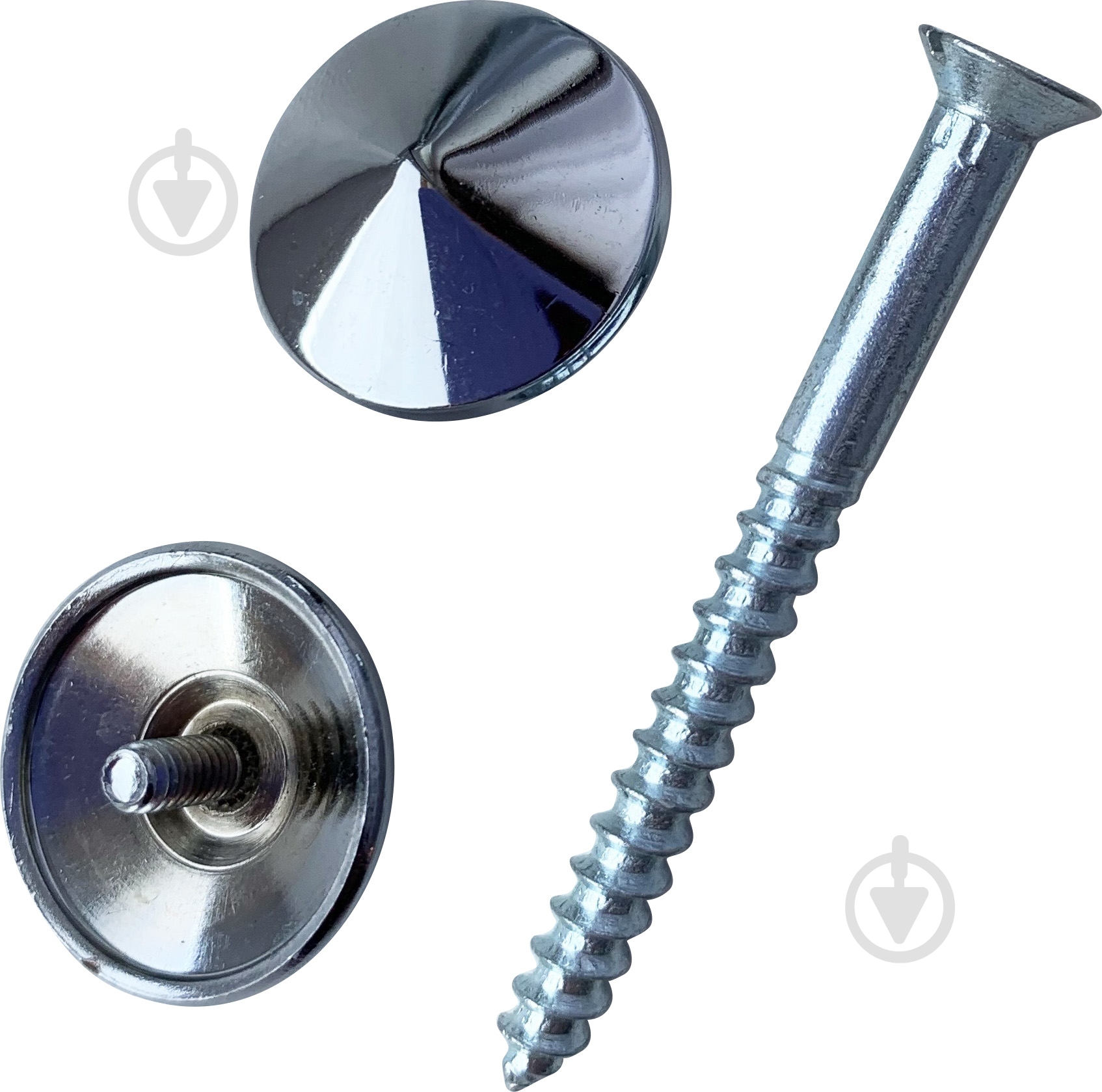 Держатель для зеркала D19/4x30 хром 4 шт. Expert Fix - фото 1