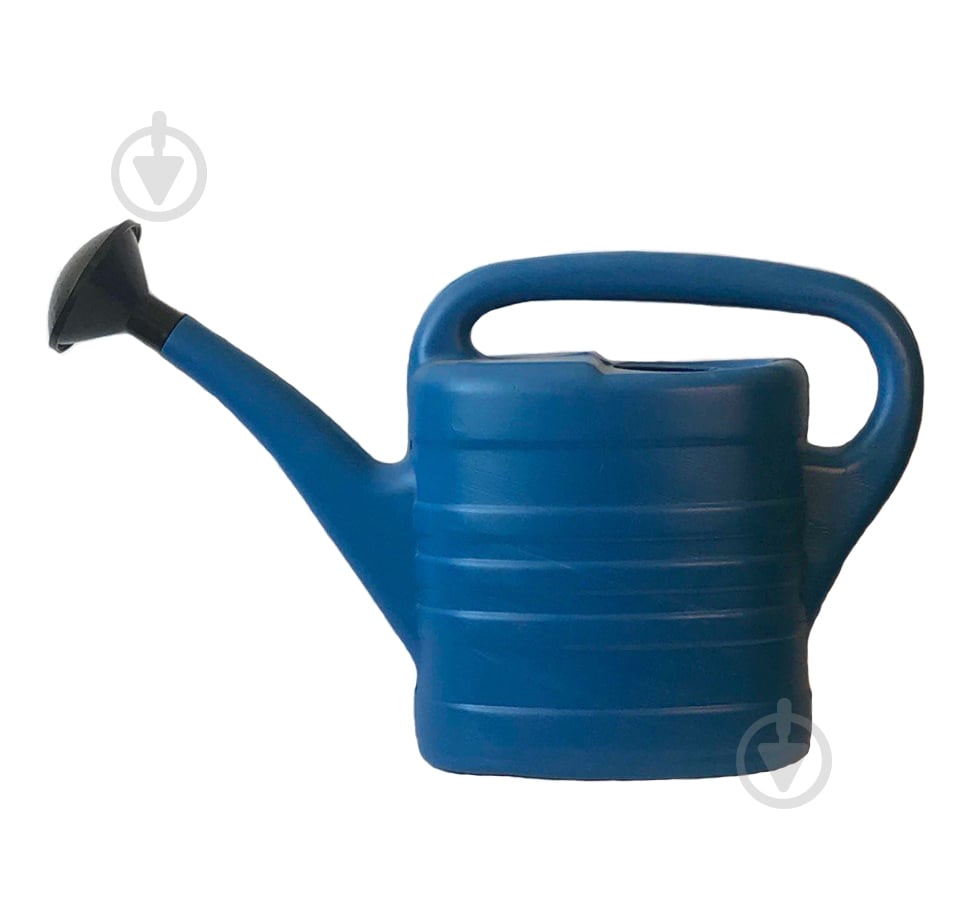 Лейка садовая 7,5 л синяя - фото 1