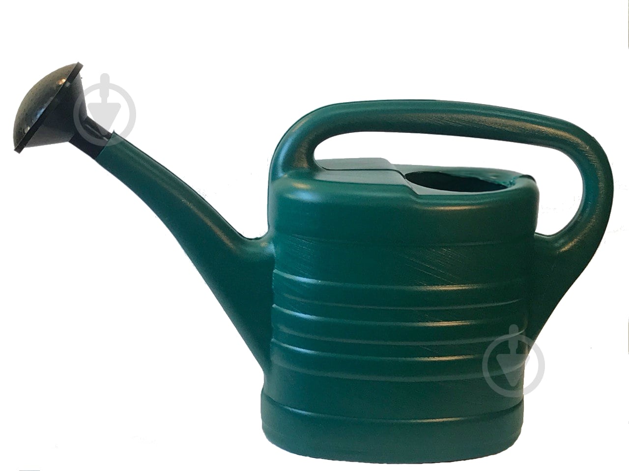 Лейка садовая 7,5 л зеленая - фото 1