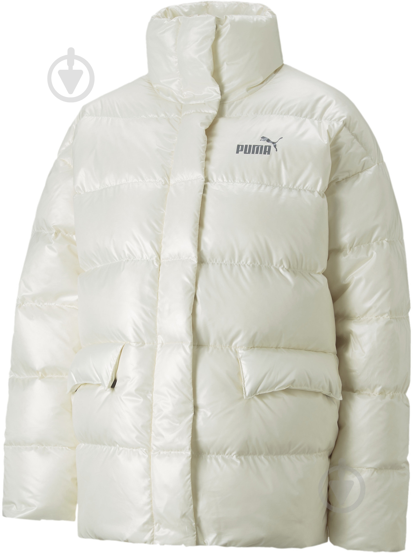 Куртка женская зимняя Puma STYLE DOWN SHINY PUFFER 84939665 р.L бежевая - фото 1 Куртка женская зимняя Puma STYLE DOWN SHINY PUFFER 84939665 р.L бежевая - фото 1