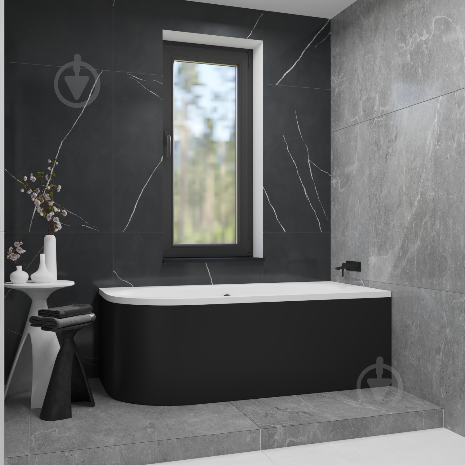 Ванна акриловая Helmken MarbellaLux 55V2887F23 159,5х75 см комплект 4 в 1 - фото 9