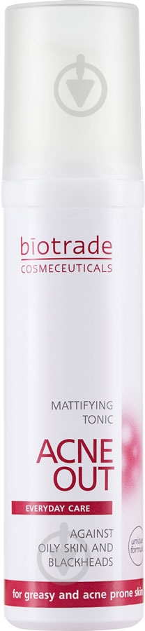 Тоник для лица Biotrade ACNE OUT Матирующий для жирной и склонной к акне кожи 60 мл - фото 1