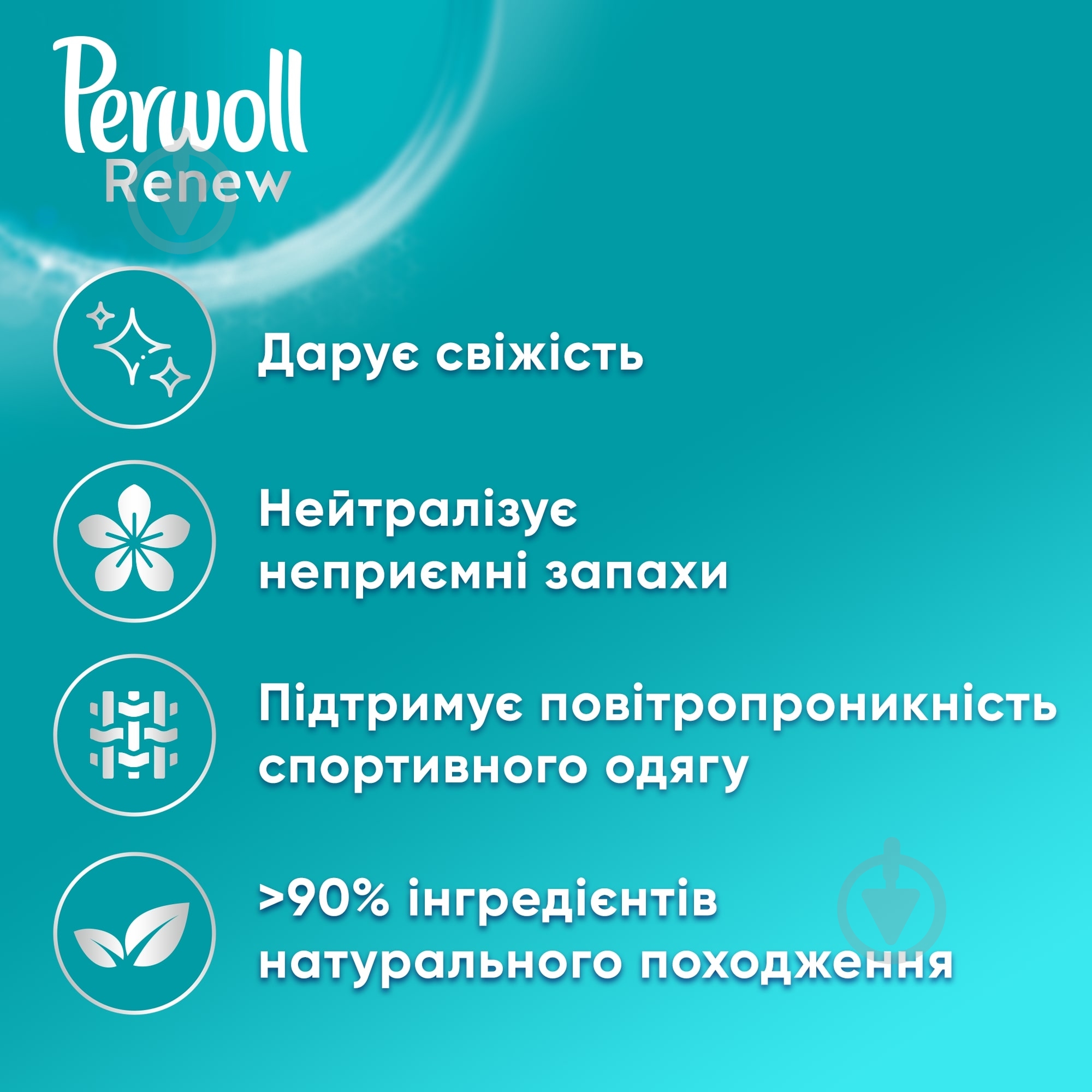 Гель для машинной и ручной стирки Perwoll Renew Освежающий эффект 2,88 л - фото 2