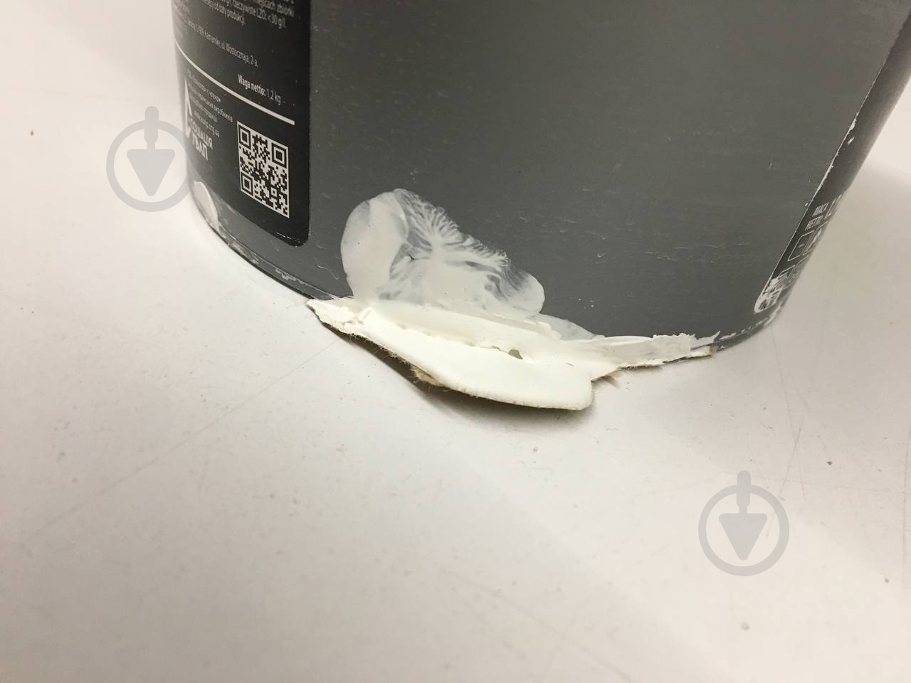 УЦЕНКА! краска COLORINA мат белый 1,2 кг (УЦ №88) - фото 4