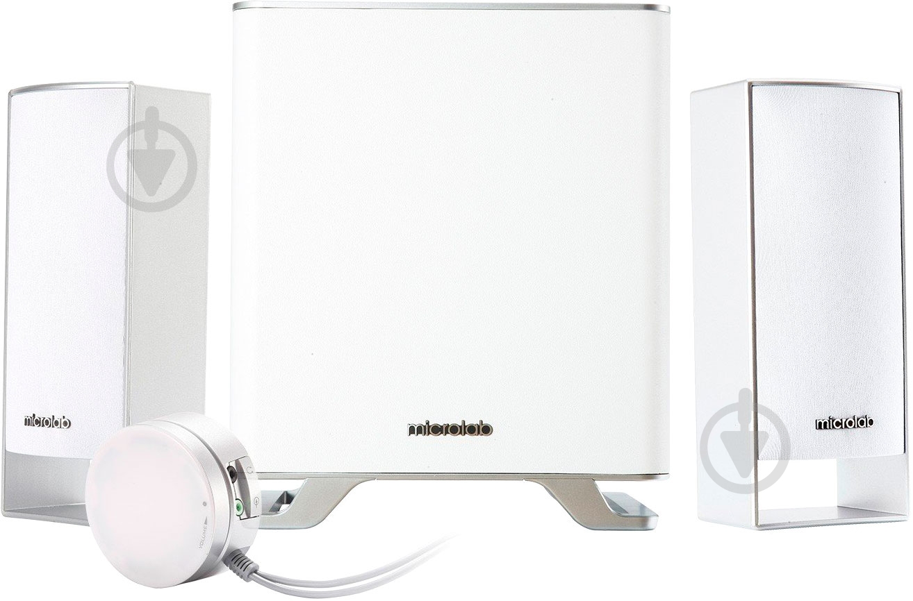 Акустична система Microlab M-600 White 2.1 - фото 1