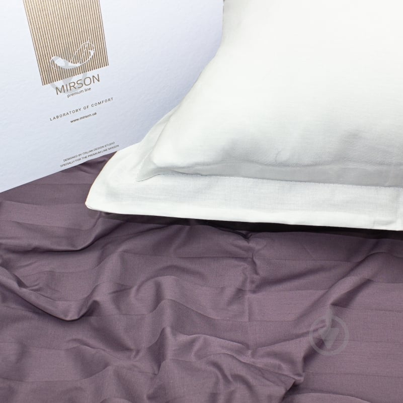 Наволочка сатин Gaell Duet 40x60 см молочный/серый MirSon - фото 1 Наволочка сатин Gaell Duet 40x60 см молочный/серый MirSon - фото 1