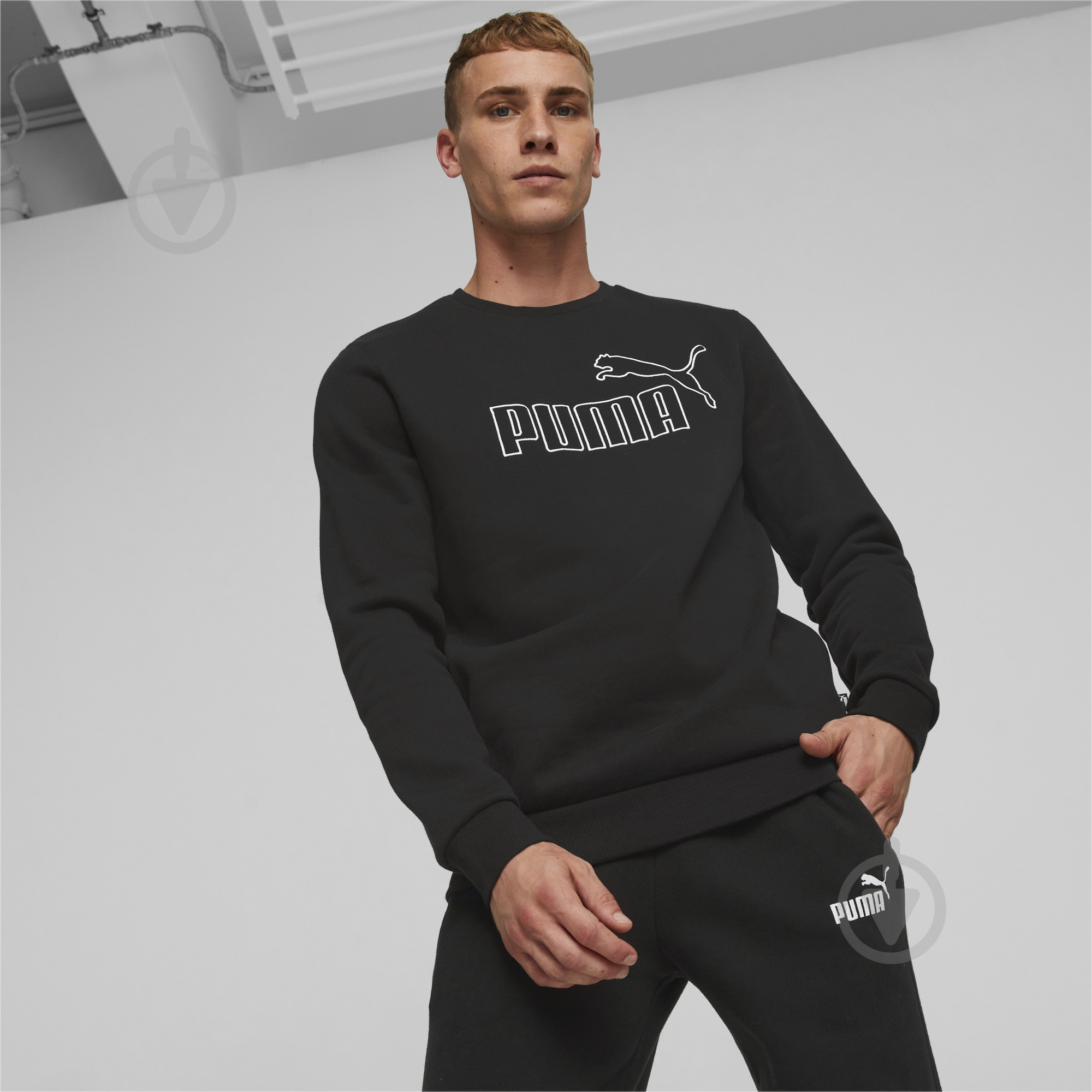 Світшот Puma ESS ELEVATED CREW FL 84988501 р.M чорний - фото 3