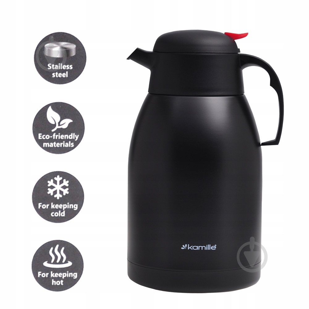 Термочайник Kamille 2 л KM-2219 - фото 3 Термочайник Kamille 2 л KM-2219 - фото 3