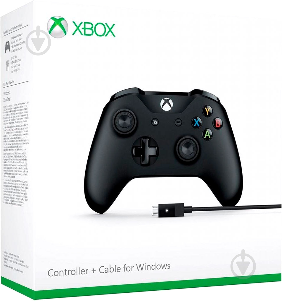 Геймпад Microsoft Xbox One Controller + USB Cable for Windows black - фото 5