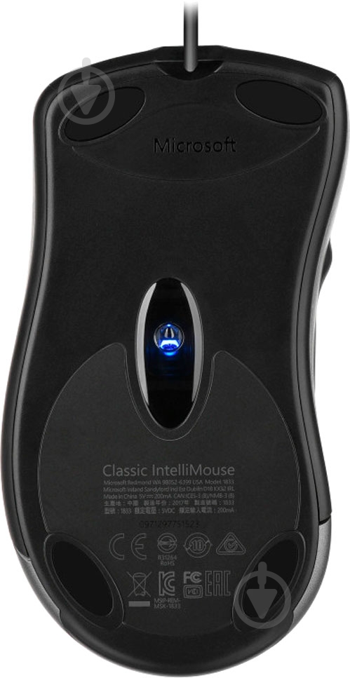 Мышь Microsoft Classic IntelliMouse USB grey - фото 6