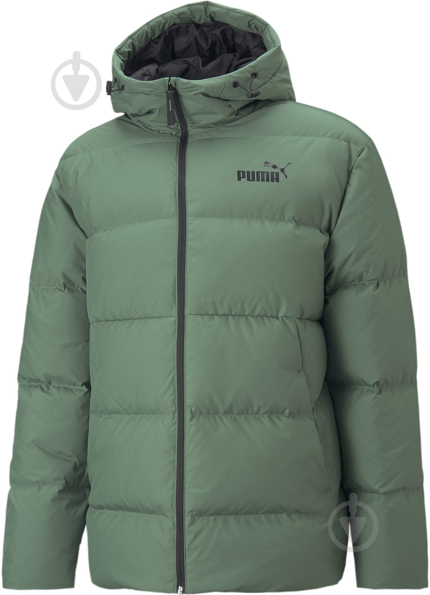 Пуховик Puma HOODED DOWN PUFFER 84998725 р.S зеленый - фото 1 Пуховик Puma HOODED DOWN PUFFER 84998725 р.S зеленый - фото 1