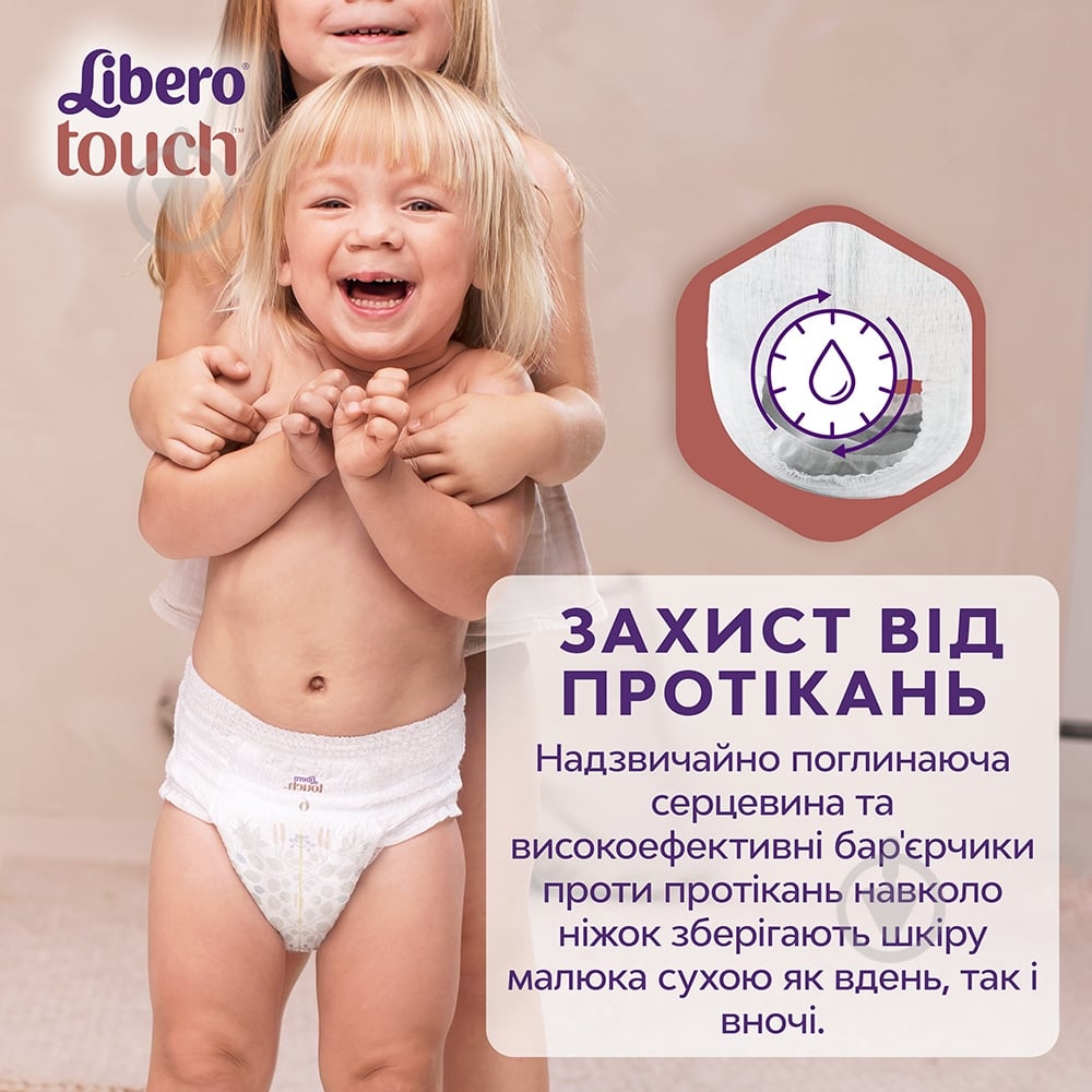 Подгузники-трусики Libero Touch 3 5-9 кг 38 шт. - фото 6