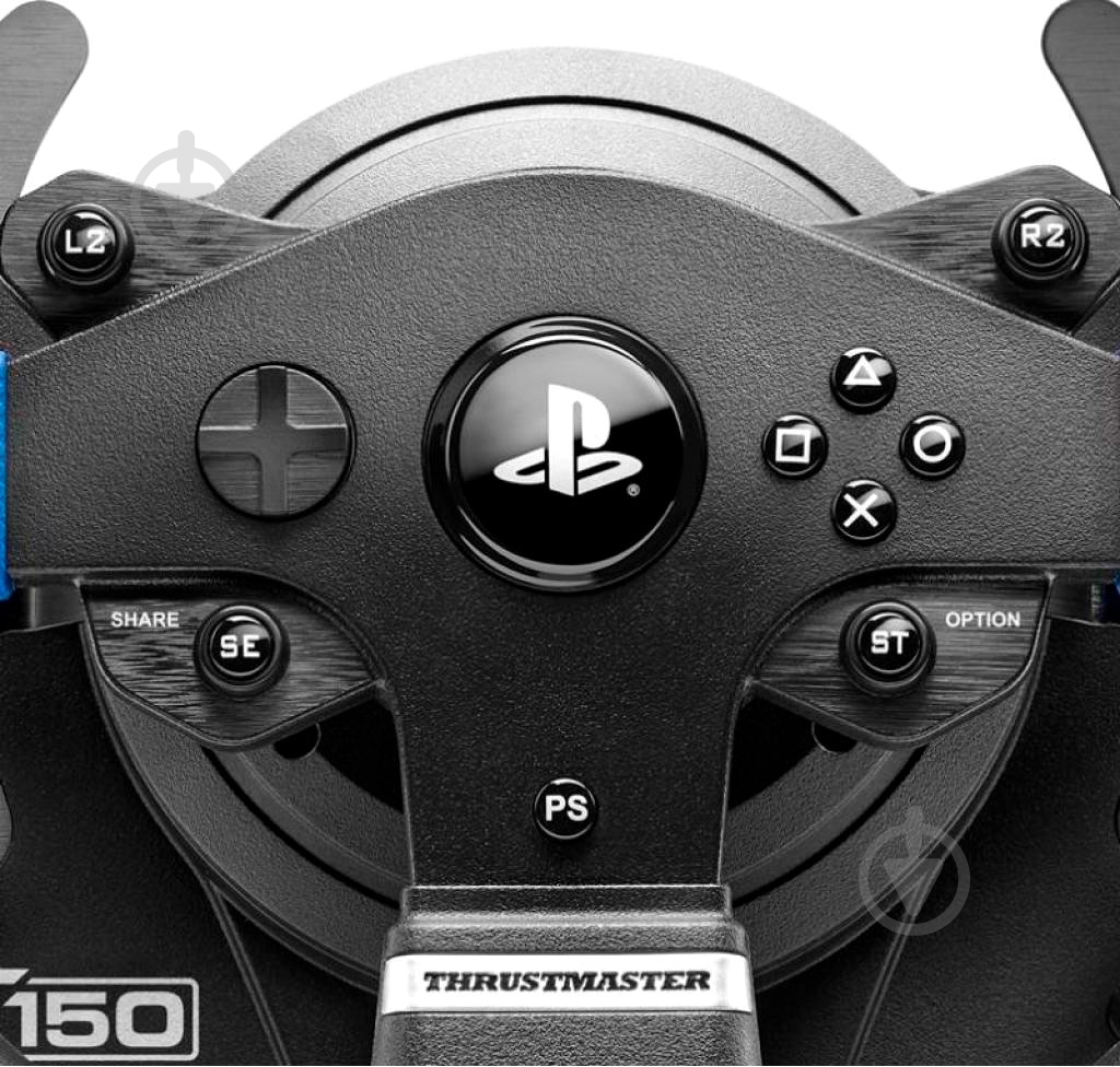 Игровой руль Thrustmaster T150 RS PRO Official PS4™ licensed black/blue - фото 5