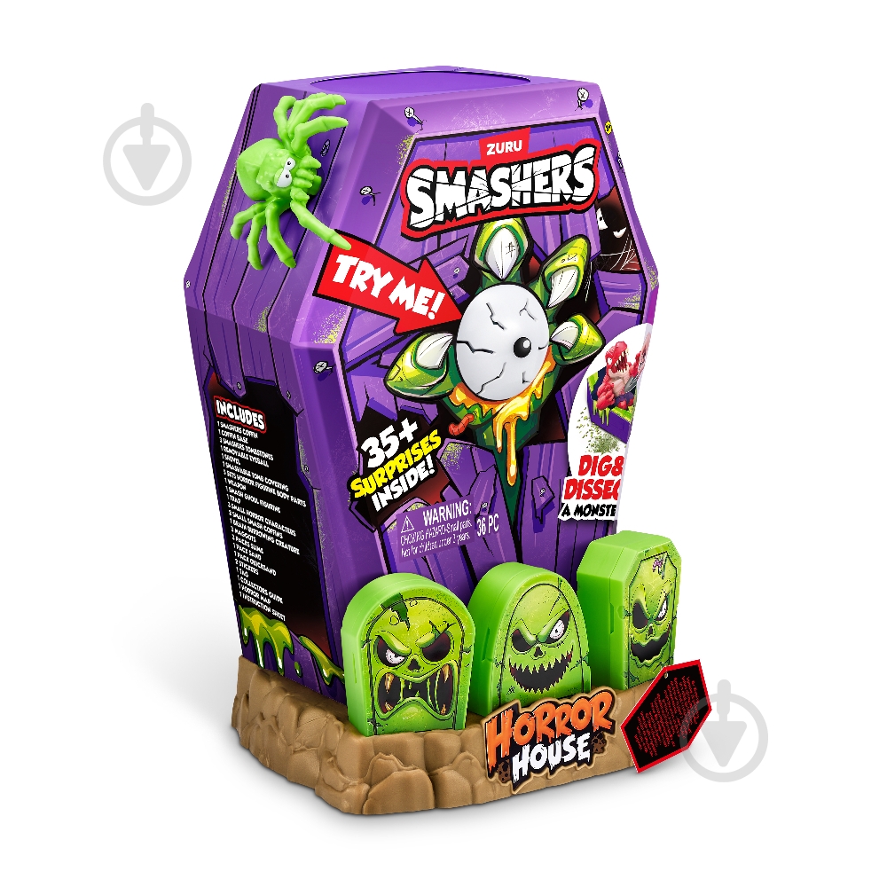 ᐉ Игровой набор Smashers Horror House-Large Зомби 74124B • Купить