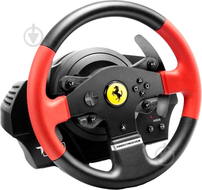 Ігрове кермо Thrustmaster T150 Ferrari Wheel with Pedals black/red - фото 1
