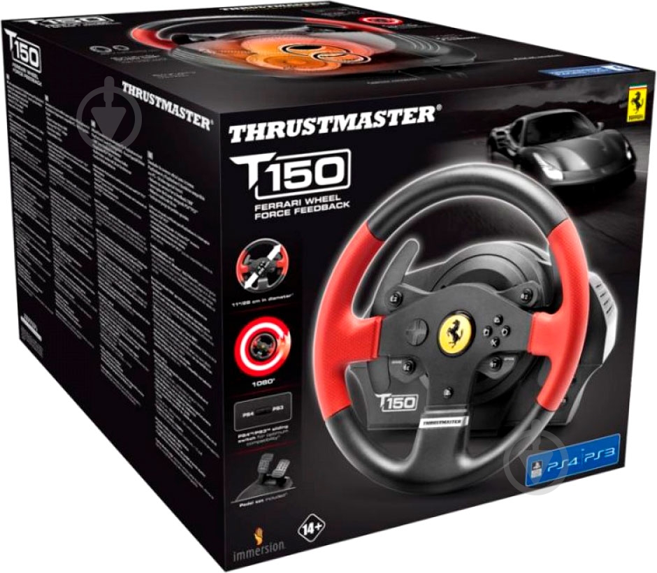ᐉ Игровой руль Thrustmaster T150 Ferrari Wheel with Pedals black