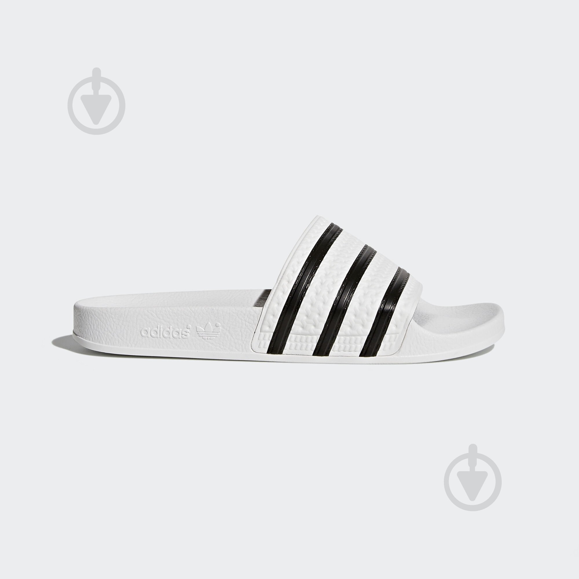 Шлепанцы Adidas ADILETTE 280648 р.44 2/3 белый - фото 1