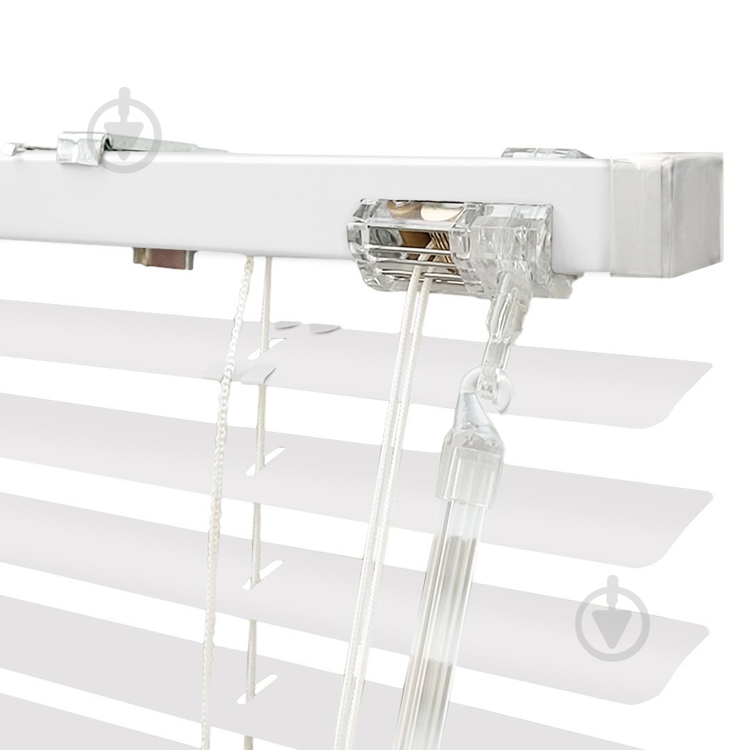 Жалюзі Rollotex алюмінієві горизонтальні з фіксацією 109х190 см білі матові - фото 3 Жалюзі Rollotex алюмінієві горизонтальні з фіксацією 109х190 см білі матові - фото 3