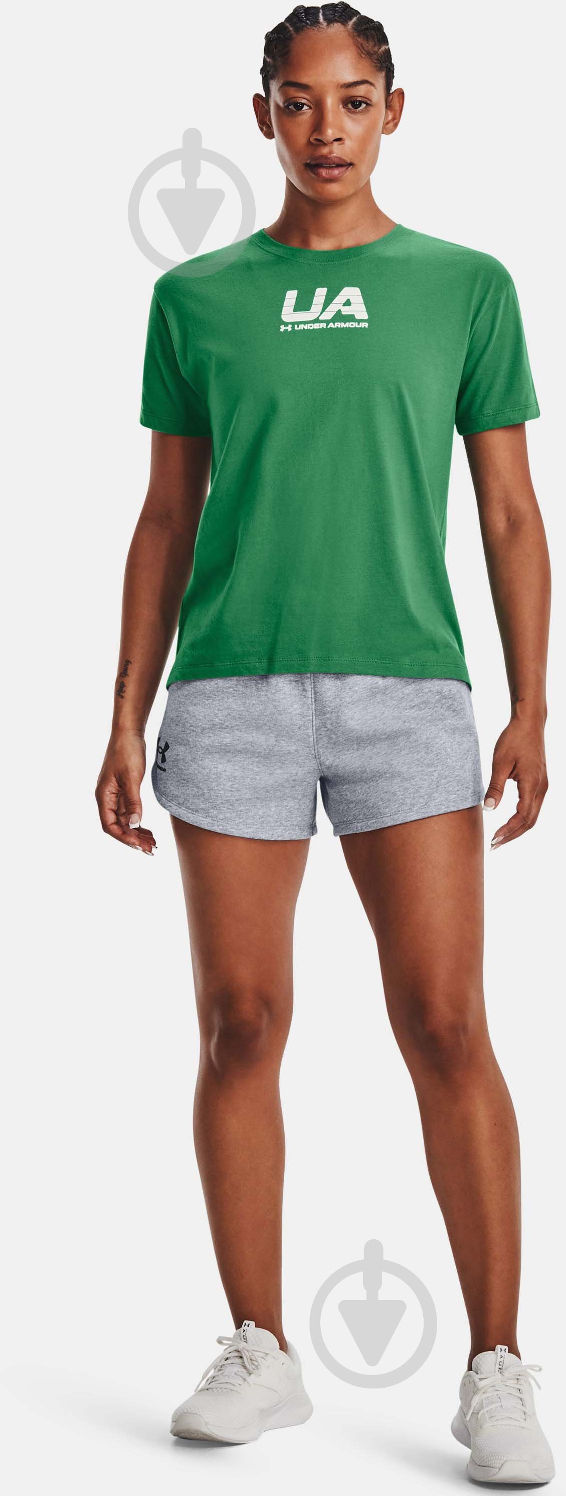 Шорти Under Armour RIVAL FLEECE SHORT 1376257-035 р. XS білий - фото 3