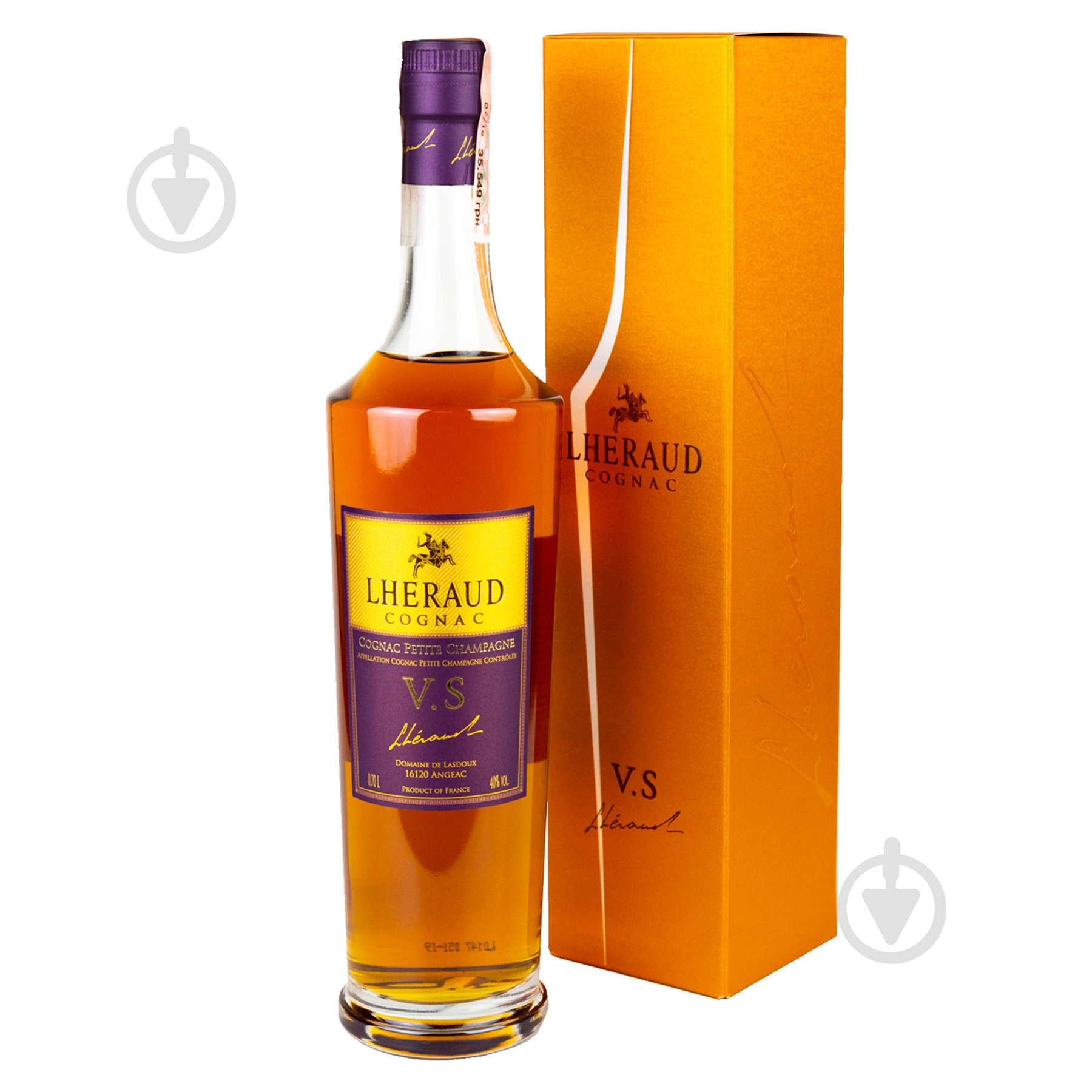 Коньяк Lheraud Cognac Emotion VS 3 года 0,7 л - фото 1
