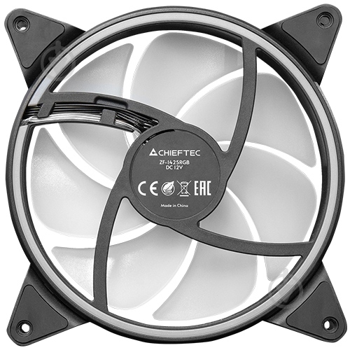 Вентилятор для корпуса Chieftec ZF-1425RGB - фото 2 Вентилятор для корпуса Chieftec ZF-1425RGB - фото 2