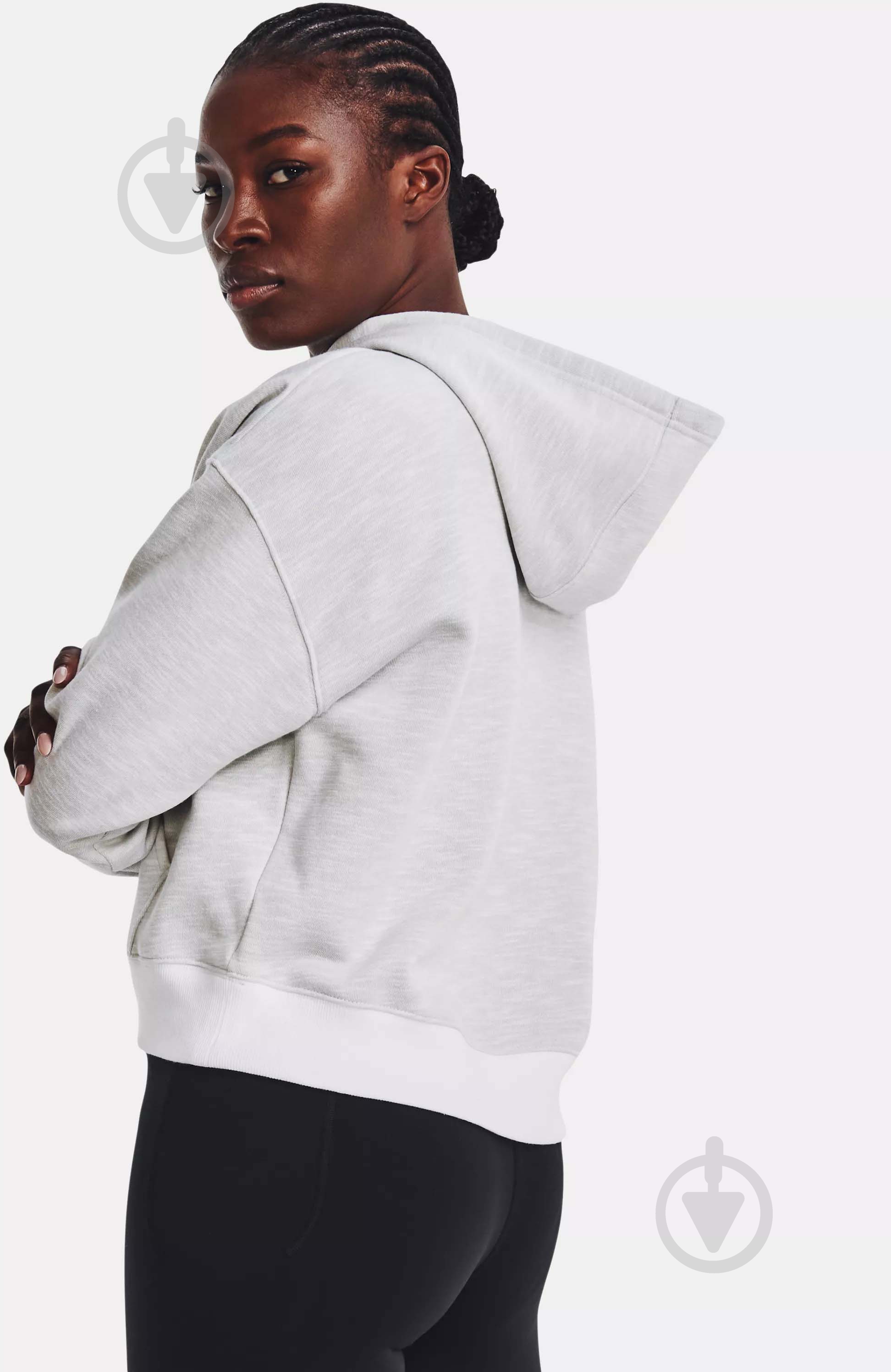 Джемпер Under Armour ESSENTIAL SCRIPT HOODIE 1374107-100 р.L білий - фото 2
