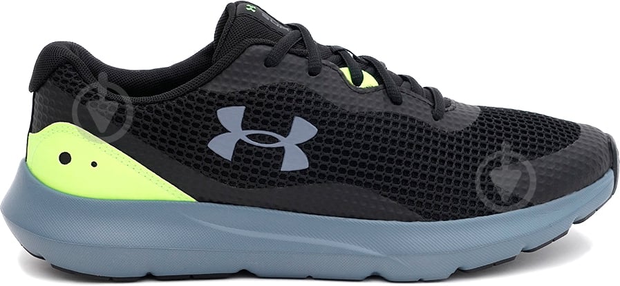 Кроссовки мужские демисезонные Under Armour SURGE 3 3024883-003 р.42 черные - фото 1