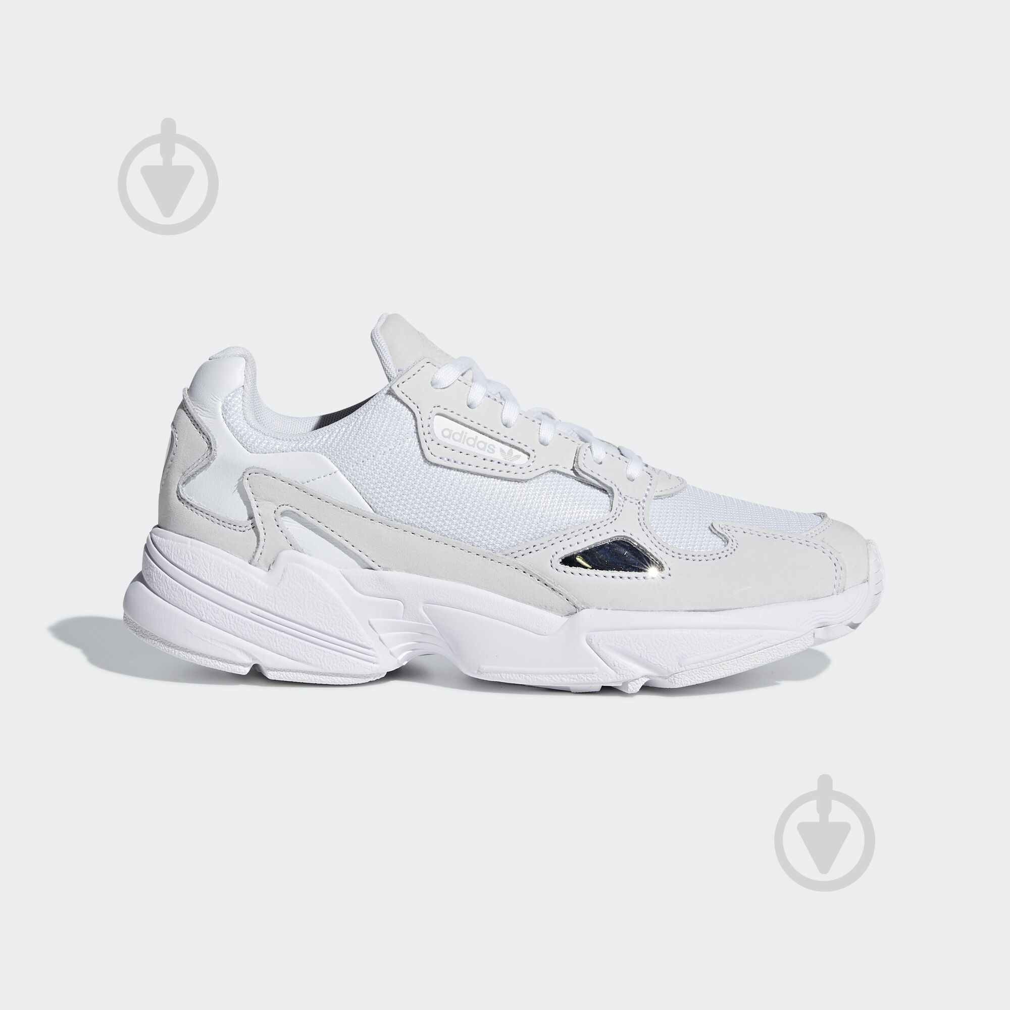 Кроссовки женские демисезонные Adidas FALCON W B28128 р.36 2/3 белые - фото 1 Кроссовки женские демисезонные Adidas FALCON W B28128 р.36 2/3 белые - фото 1