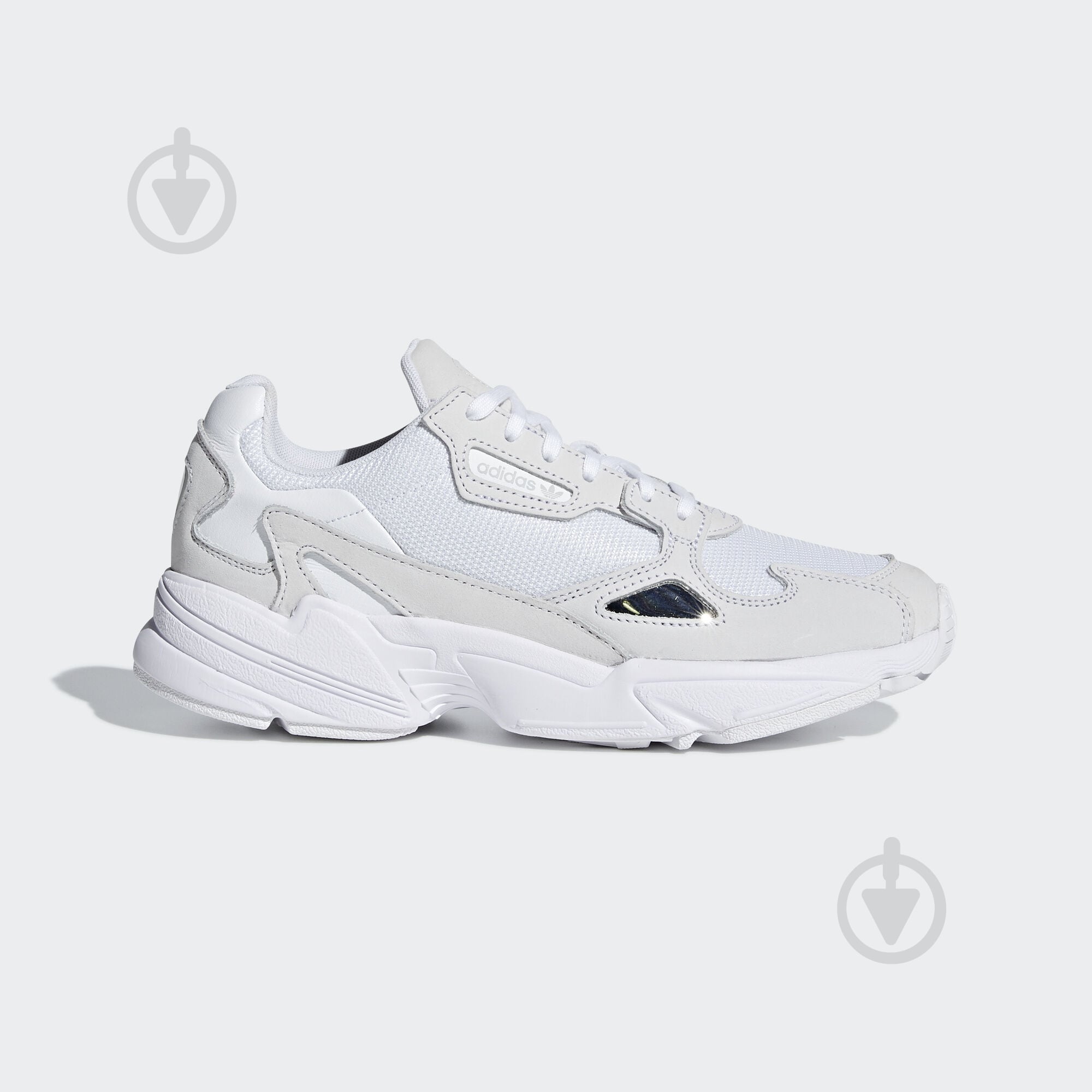 Кросівки жіночі демісезонні Adidas FALCON W B28128 р.39 1/3 білі - фото 1