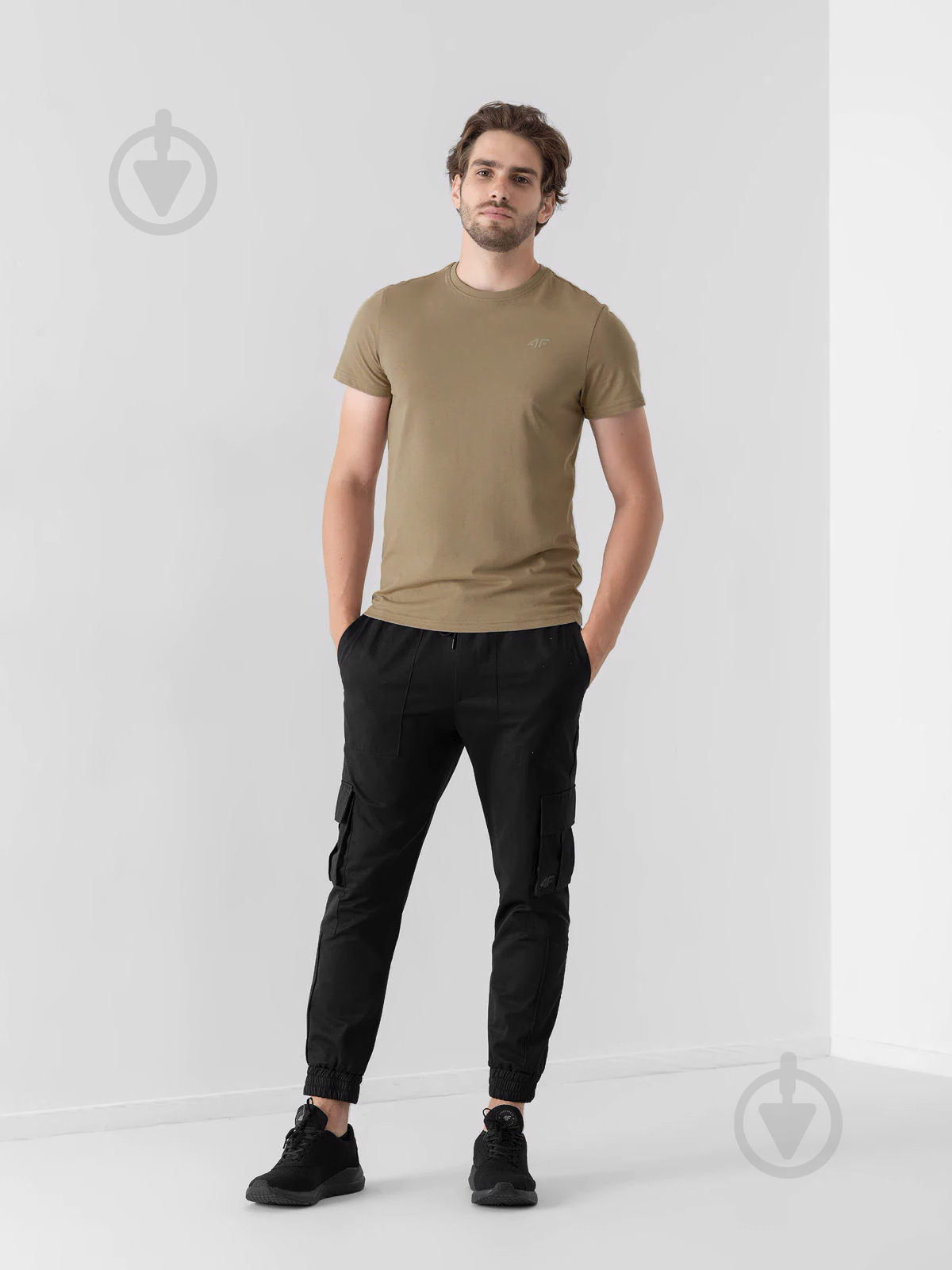 Футболка 4F D4Z21-TSM300-83S р.M бежевый - фото 3