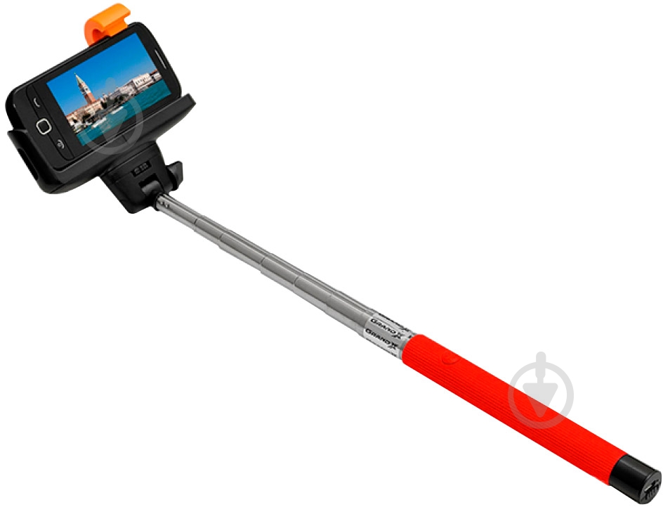 Селфи-монопод Grand-X Bluetooth MPGBLR Red - фото 1 Селфи-монопод Grand-X Bluetooth MPGBLR Red - фото 1