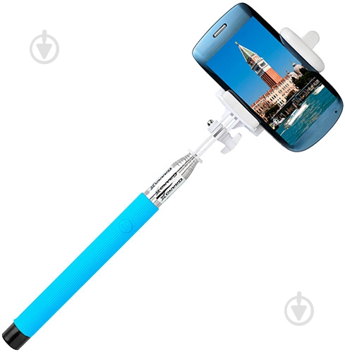 Селфи-монопод Grand-X Bluetooth MPGBUBL Blue - фото 2