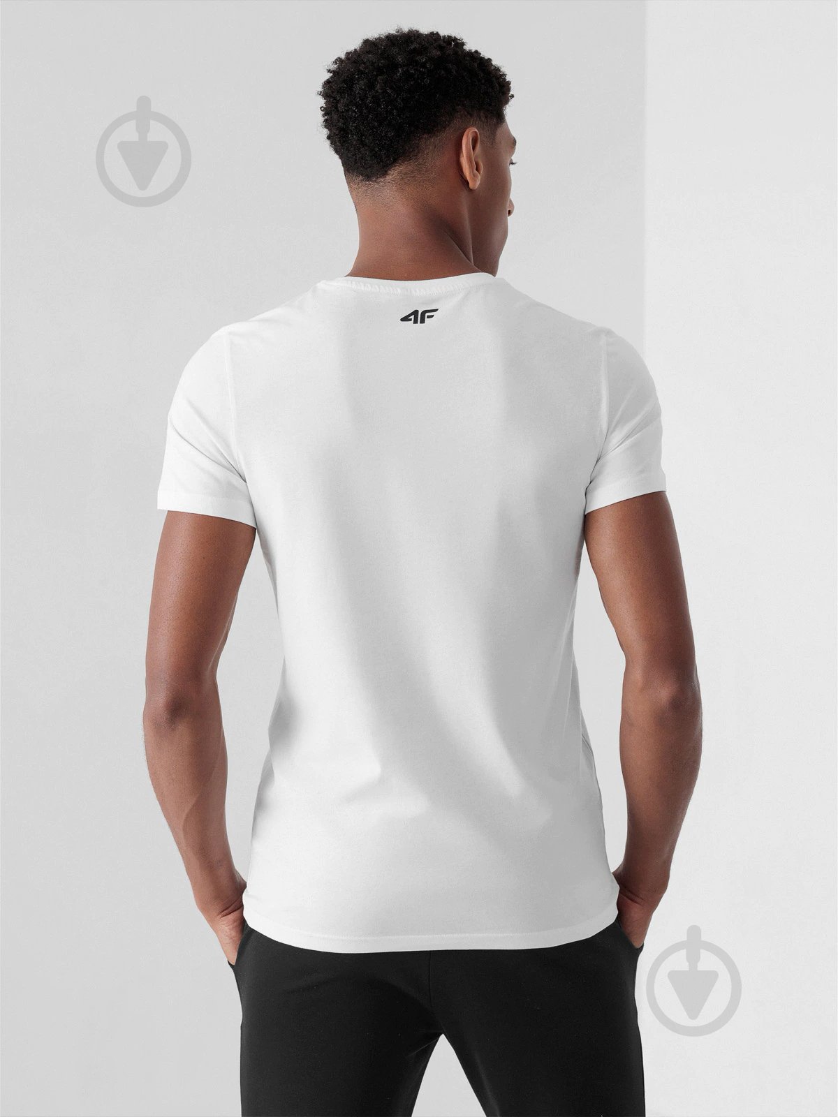 Футболка 4F D4Z21-TSM302-10S р.S белый - фото 2 Футболка 4F D4Z21-TSM302-10S р.S белый - фото 2