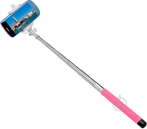 Селфи-монопод Grand-X Bluetooth MPGBUP Pink - фото 5