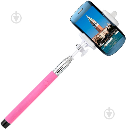 Селфи-монопод Grand-X Bluetooth MPGBUP Pink - фото 6