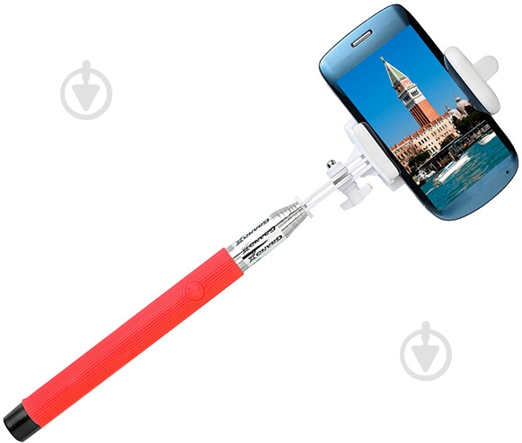 Селфи-монопод Grand-X Bluetooth MPGBUR Red - фото 7