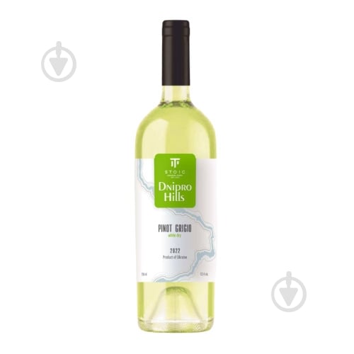 Вино Dnipro Hills Pinot Grigio белое сухое 0,75 л - фото 1 Вино Dnipro Hills Pinot Grigio белое сухое 0,75 л - фото 1