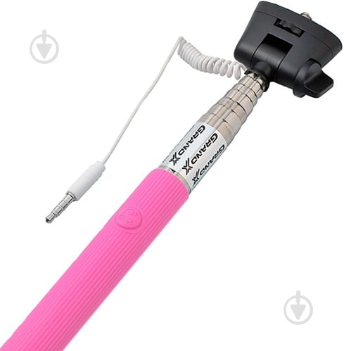 Селфи-монопод Grand-X Jack 3.5 MPGJ3LP Pink - фото 4
