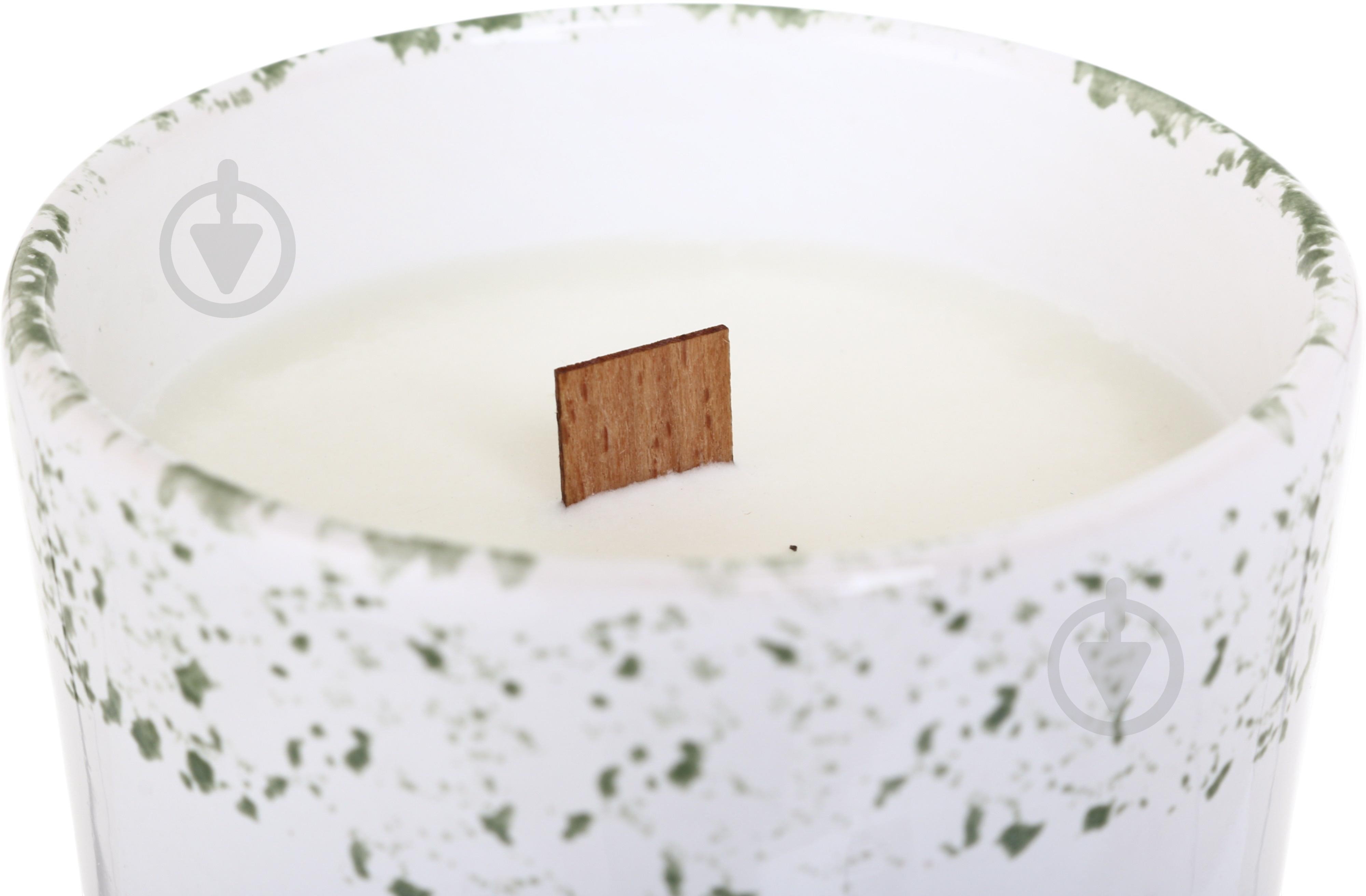 Свеча ароматическая Pako-If Цветочная в керамическом кашпо 85х120 мм - фото 3