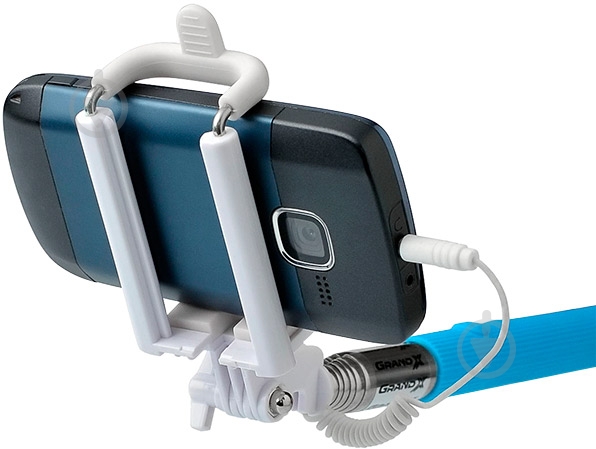 Селфи-монопод Grand-X Jack 3.5 MPGJ3UBL Blue - фото 3