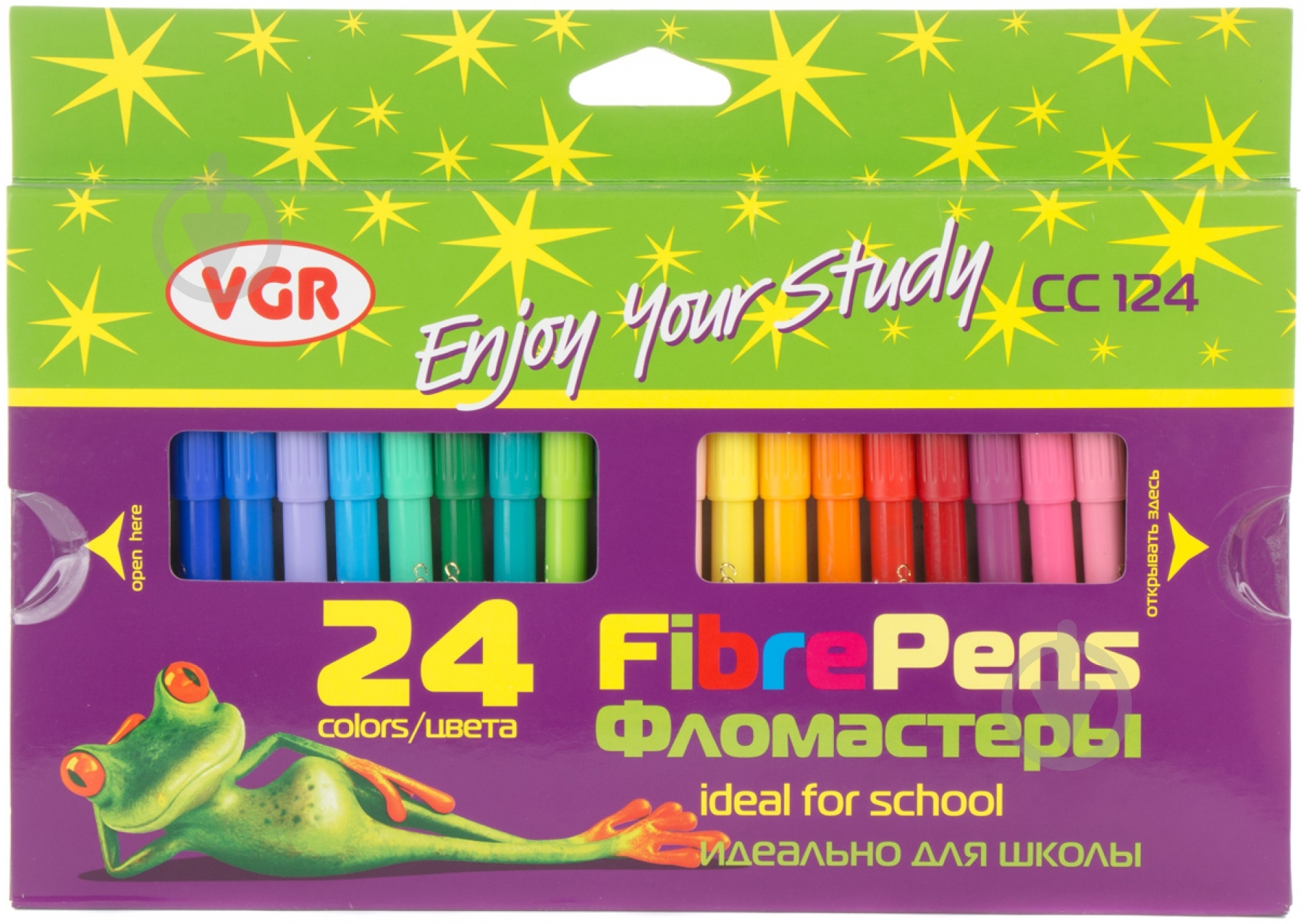 Фломастери 24 шт СС124 VGR - фото 1