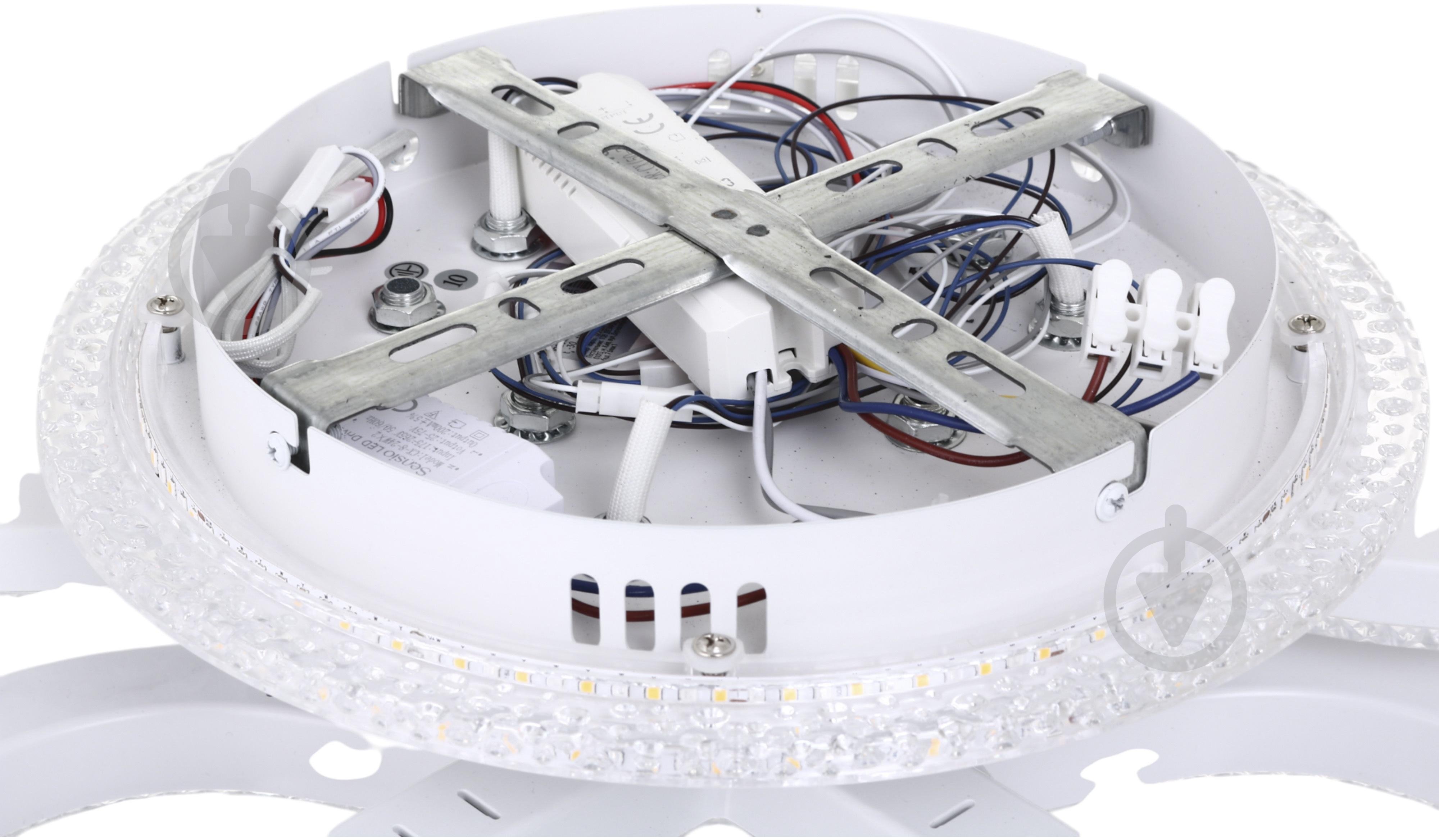 Люстра стельова Sensio Nant 86 Вт білий LS-2720W-86W - фото 4