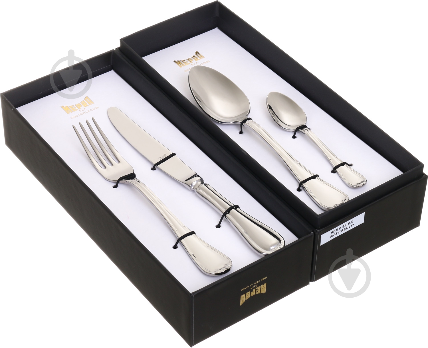 Набор столовых приборов Mepra Raffaello 24 предмета - фото 6 Набор столовых приборов Mepra Raffaello 24 предмета - фото 6