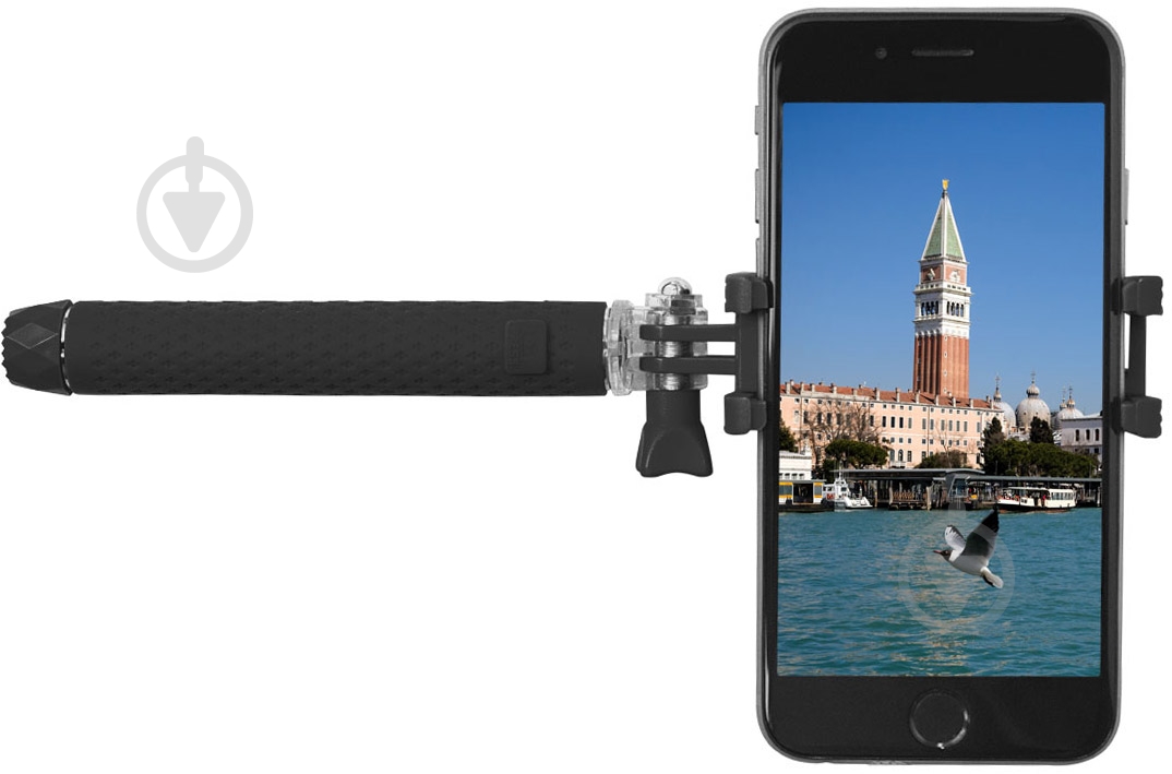 Селфи-монопод Grand-X Portative Bluetooth MPGPBB Black - фото 2