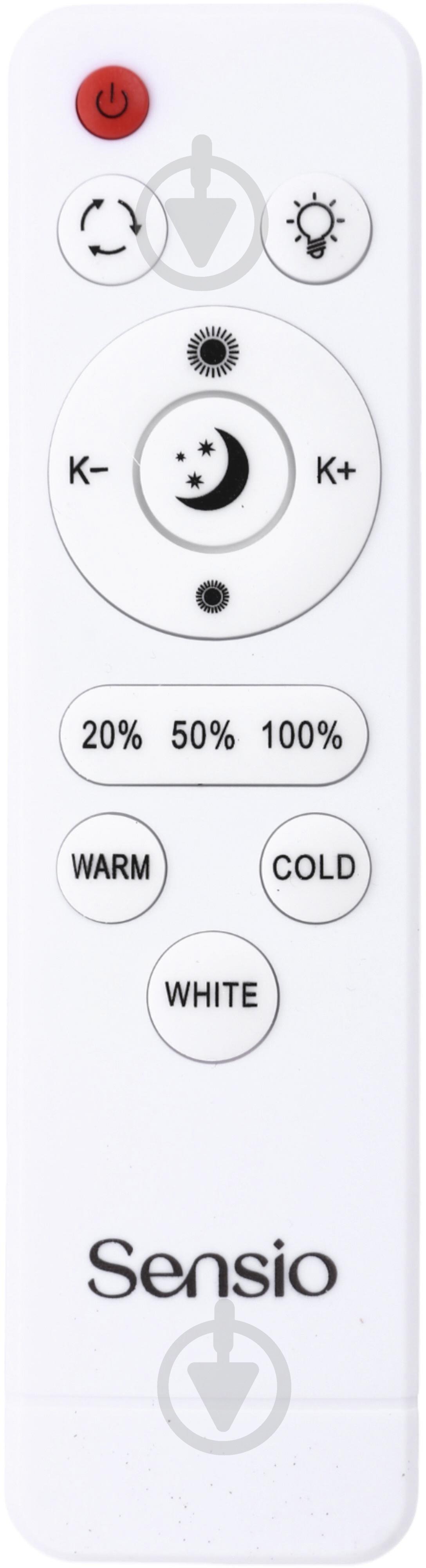 Люстра стельова Sensio 60 Вт білий LS-2720W-60W - фото 5