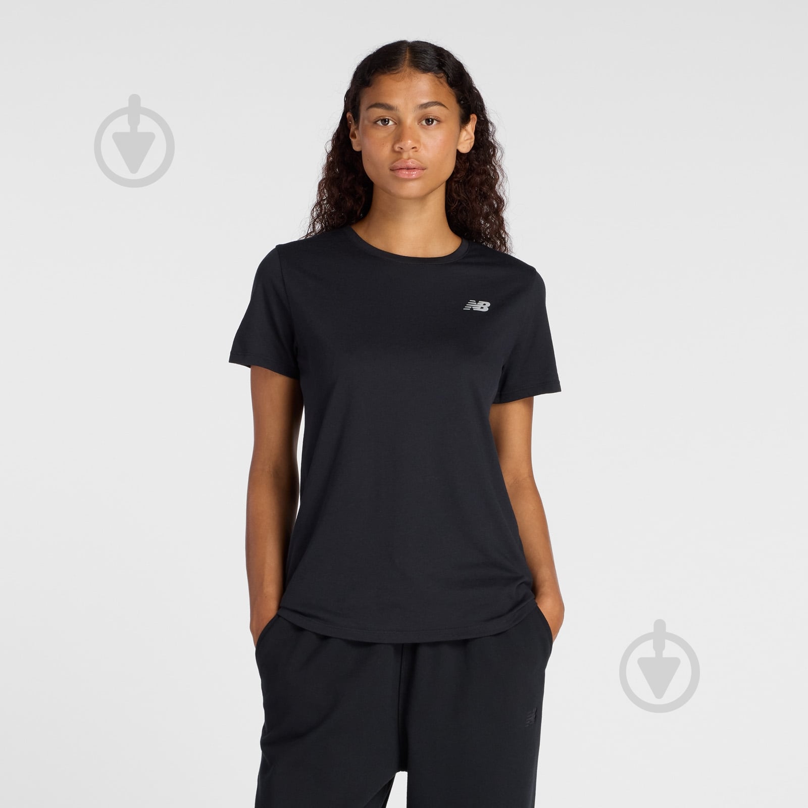 Футболка New Balance Heathertech WT41190BK р.M чорний - фото 1