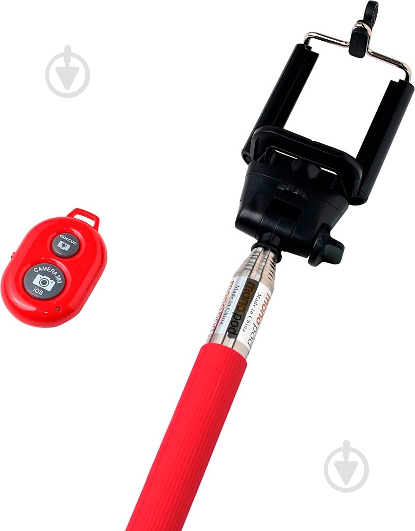 Селфи-монопод Grand-X Remote Bluetooth MPGRBUR Red - фото 4 Селфи-монопод Grand-X Remote Bluetooth MPGRBUR Red - фото 4