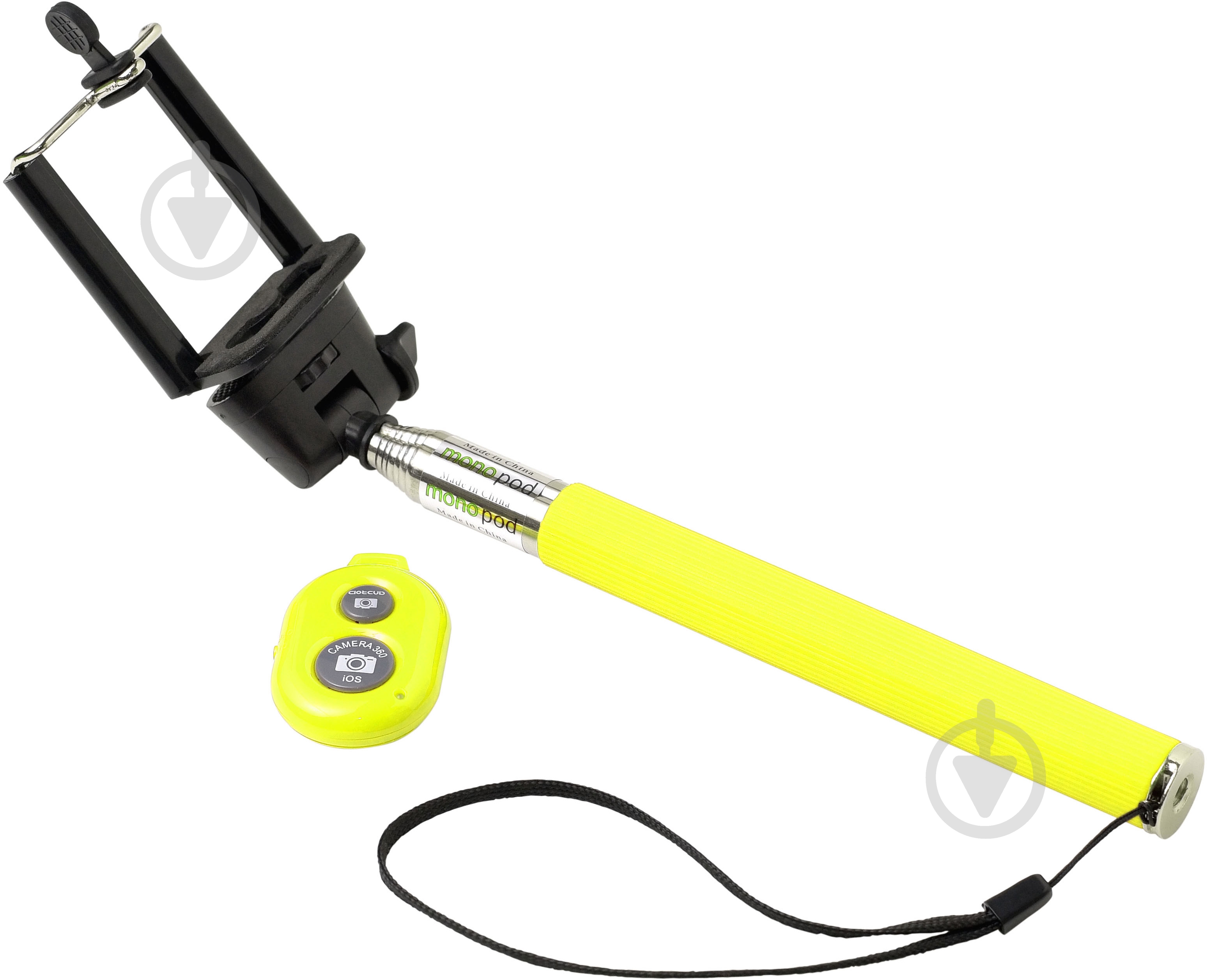 Селфи-монопод Grand-X Remote Bluetooth MPGRBUY Yellow - фото 6